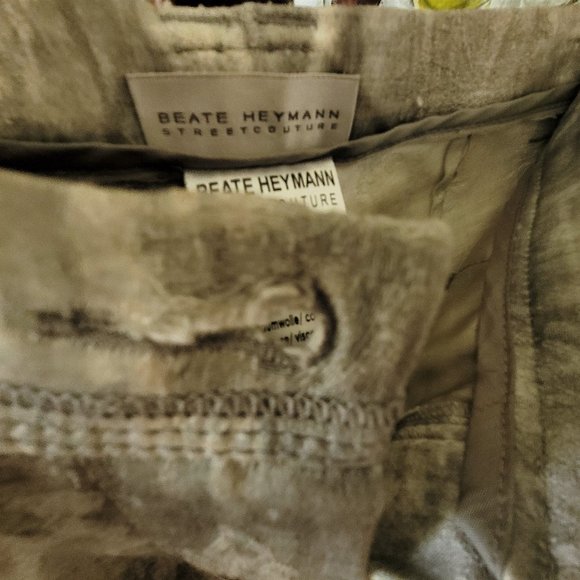 Beate Heymann Street Couture Watercolour Damask Print Jeans EU 38/US 8 - Picture 12 of 14